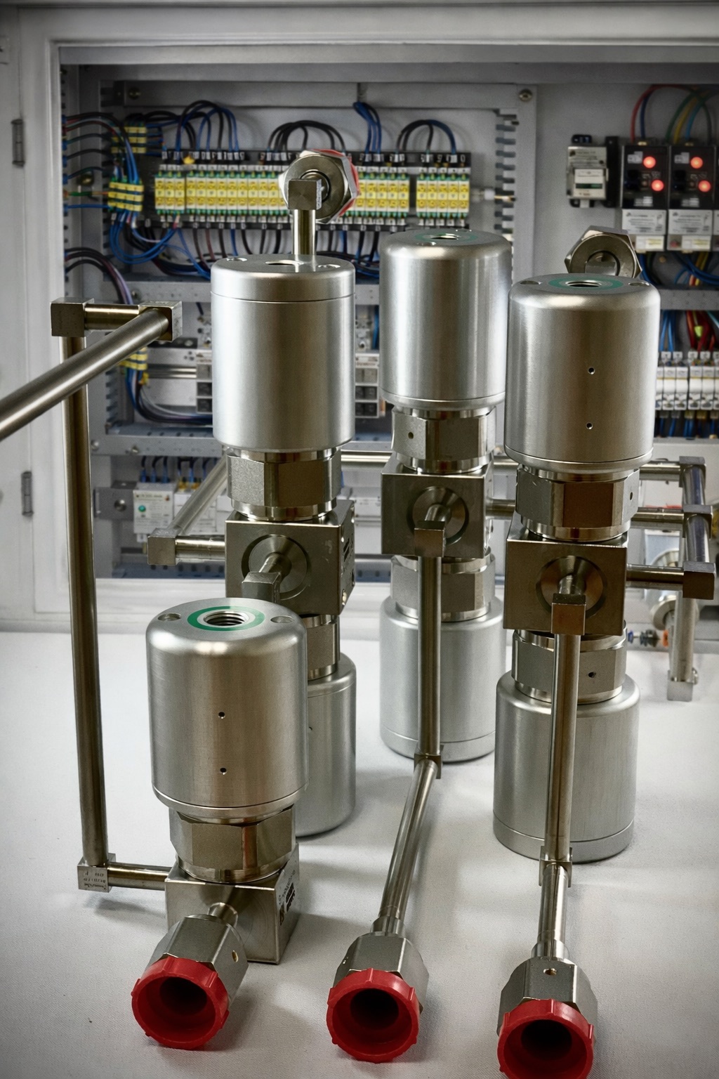 Gas panel and manifold build illustration